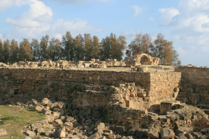 Замок "Сорок Колонн" в Археологическом парке Като Пафоса